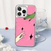 Pink Wick-ed Classic Movie Poster Phone Case for iPhone 16 15 14 13 12 11 Pro Max Sheepskin Silver-edged Protective Case