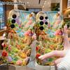 Phone Case: 2D flat, suitable for Samsung Galaxy A34 A35 M05 M06 S20 S22 S21 FE Plus 5G protective case, Mushroom Village fairy tale town, perfect Chr