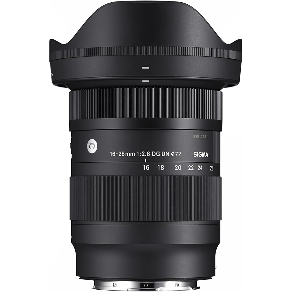 Sigma Lens 16-28mm F2.8 DG DN Sony E-Mount Zoom Wide Angle Full Size Mirrorless Contemporary