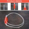 Precise 1.9 Meter Red Syphon Tube Hand Fuel Pump Siphon Hose Gas Oil Water Fuel Transfer Siphon Pump For Water