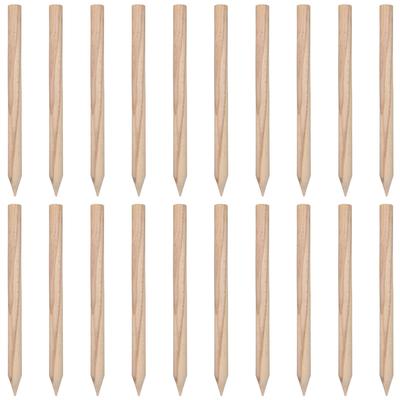 Kotarbau® Geodetic Beech Wooden Stakes Support For Tomatoes, Vegetables, Trees, 40 Cm, Set Of 20