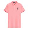 Polo Ralph Lauren 2025 Summer New Black Pony Embroidered Business Casual Solid Color Polo Shirt Couple Polo Shirt