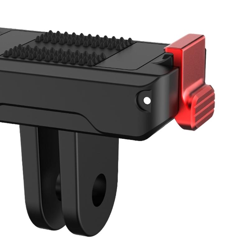 Quick Release Plastic Mount for Action Cameras Universal Compatibility ABS Material Adjustable Angle