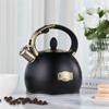 Modern Whistling Water Kettle 3L Large Capacity Ergonomic Handle Teakettle For Stovetop Gas Induction Cooktops