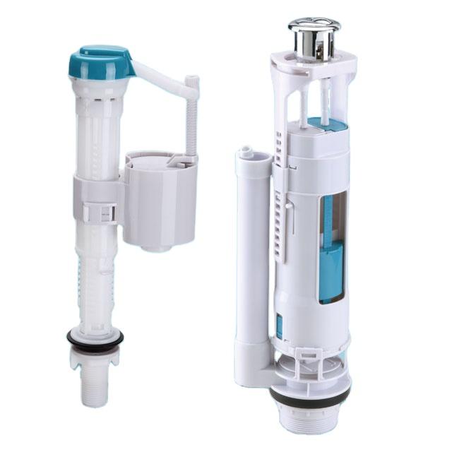 NUCA Factory Direct Supply White UPC Adjustable Fill Valve Water Cistern Toilet Valves Tank Parts Flush Mechanism Repair Kit