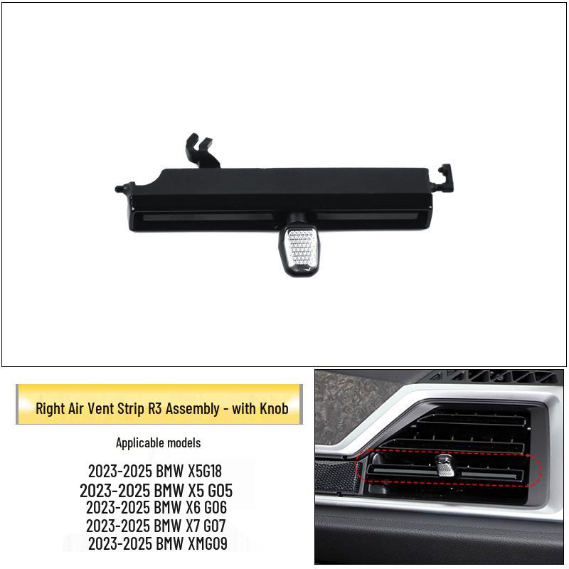 BMW X5/X6/X7 Air Vent Repair Kit: Adjustment Knob Shaft & Panel Frame