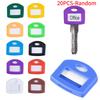 20PCS Random Colorful Silicone Key Covers For Easy ID - Flexible & Durable Identifier Tags Organize Keys