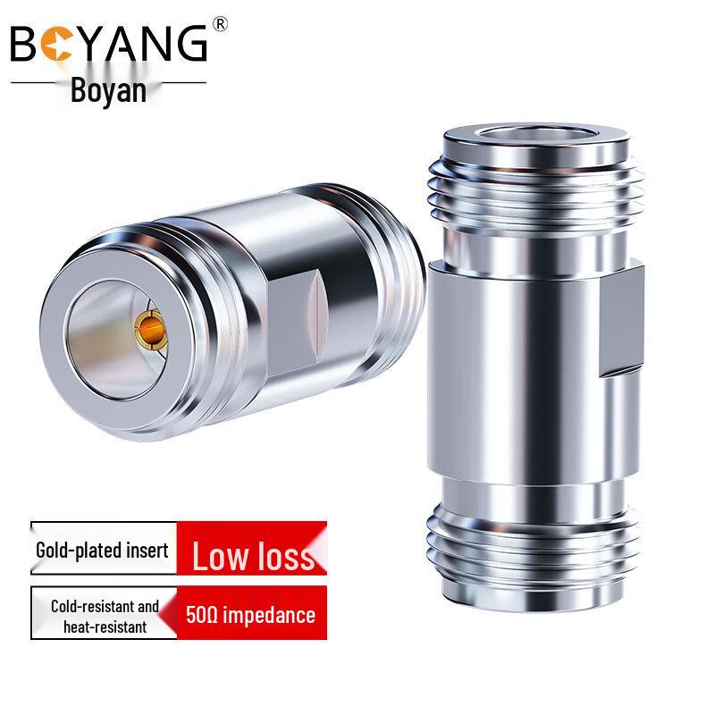 Boyang N-Type Female to Female RF Coaxial Adapter