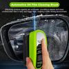 2Pcs Automotive Oil Film Cleaning Brush,Reusable Oil Film Cleaning Brush,Glass Cleaning Board,Oil Film Cleaning Brush,Car Glass Oil Film Cleaner For