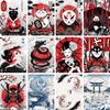 Japanese Art Cat Samurai Canvas Poster  Animal Print for Living Room Wall   Home Ation Picture