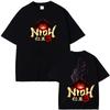 Nioh 3 Game T-Shirt Classic Game Graphic Printing Tops Short Sleeve Round Neck Cute Tshirt Soft Tops