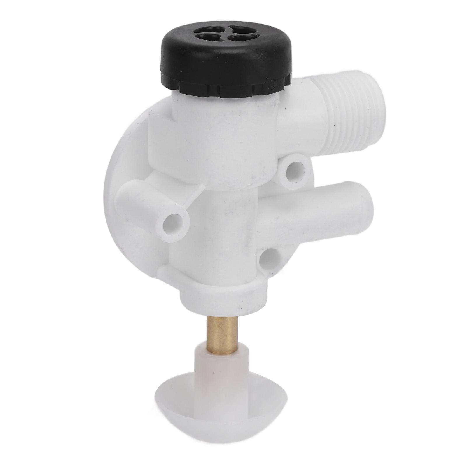 RV Water Valve Kit Leak Resistance Plastic 385314349 Camper Toilet Valve Kit Replacement for Dometic 210 510 706 709 748