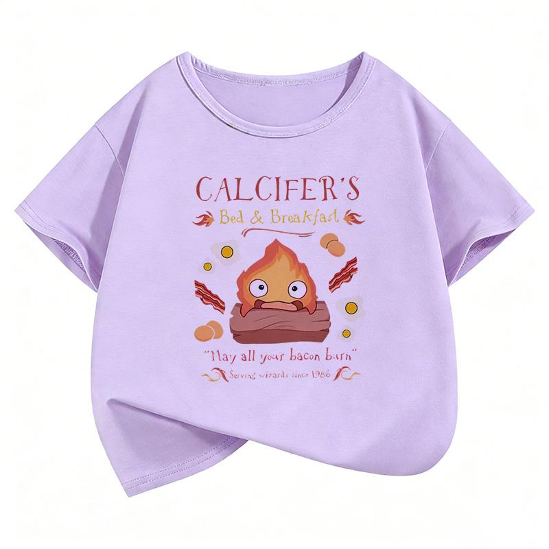 Fashion Graphic Kids Tshirts Summer Short Sleeve Tees Cartoon Animal Boys Girls Clothes Kawaii Tops Y2K Children Tshirt