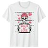 Guilty Of Love Skeleton Humorous Love Mens T-Shirt Womens Graphic Tee