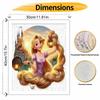 Disney Rapunzel oil painting art painting kit handmade diy gift home decoration wall decor princess character design for craft project