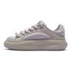 Li Ning Cloud Travel C4D Tela Cuero Antideslizante Resistente al Desgaste Transpirable Zapatillas Deportivas Casuales de Caña Baja para Mujer Gris AZGT044-2