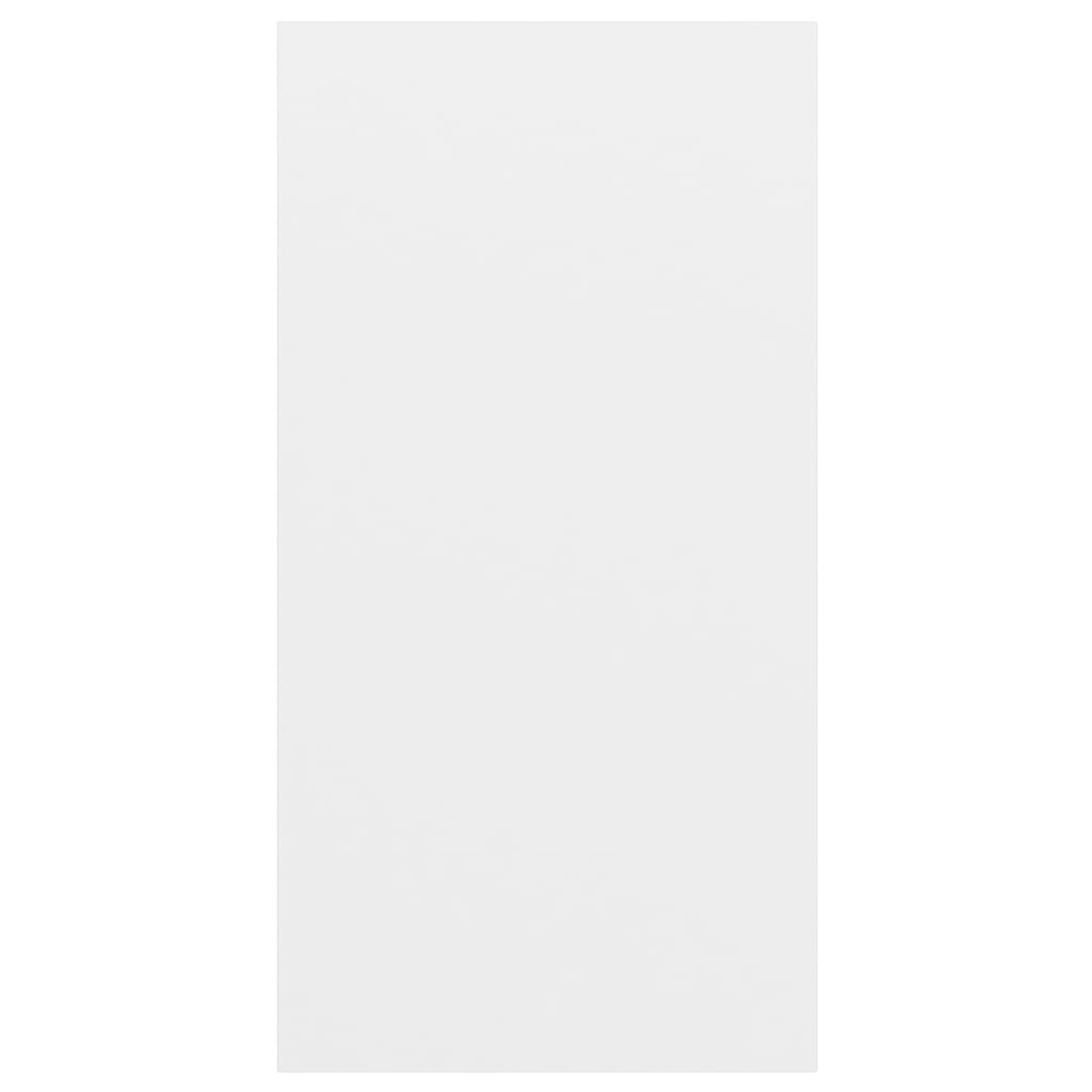 Wall Mounted TV Cabinet White 37 X 37 X 72 Cm Engineered Wood