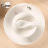 Huaqingge Romantic Ceramic Dinner Plate Set