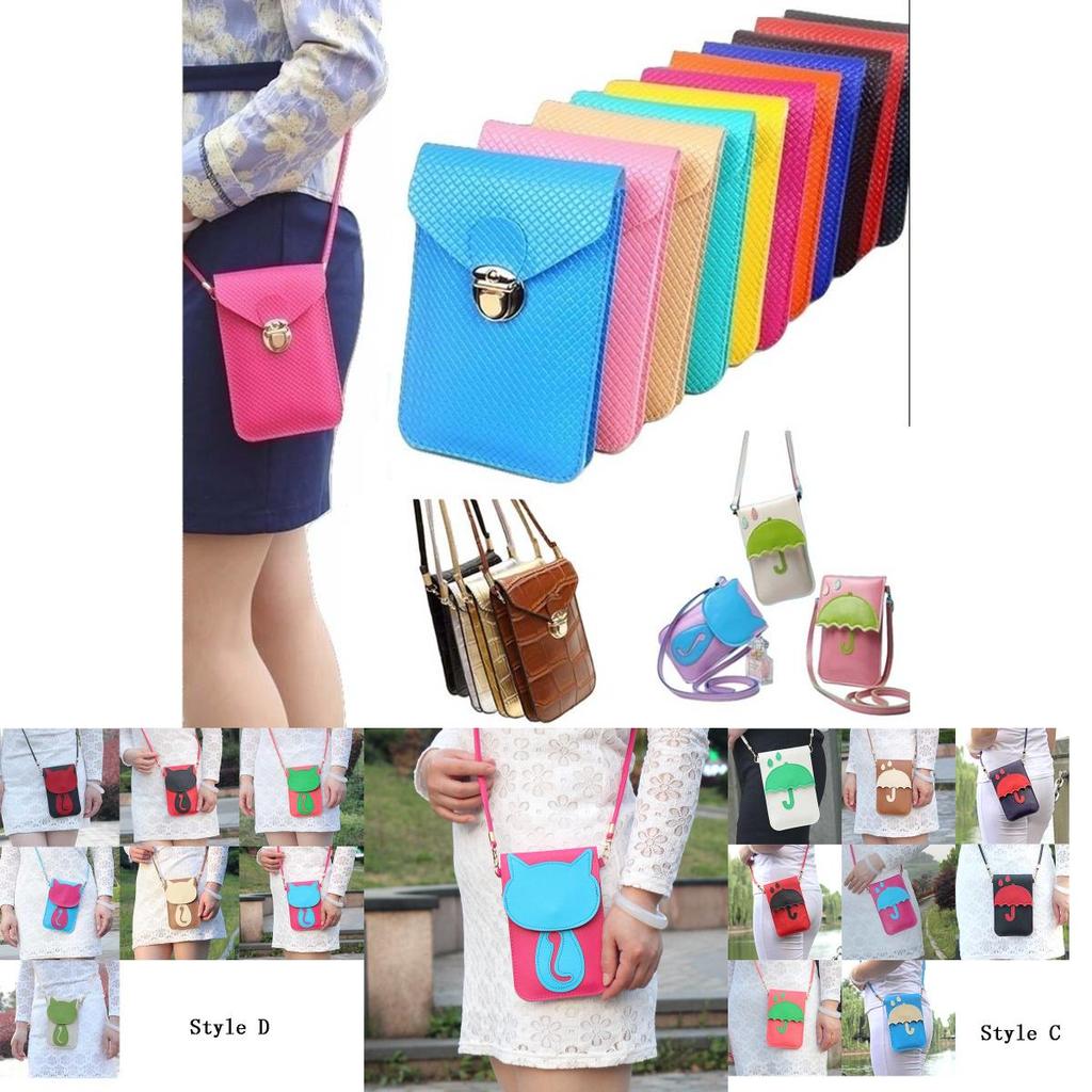 Elegante Damen Handy Geldbörse mit Tasche und zeitlosem Schultertaschen-Design