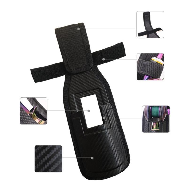 Fishing Rod Bag Fishing Poles Hanger Rack Fishing Belts Waist Rod Holders Black Fishing Poles Holding Belt Rod Inserter