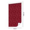 Wallpaper Geometric pattern red, red top 50x1000