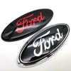 15x6CM Car Front Hood Trunk Badge Logo Sticker For Ford Logo Kuga Mustang Fiesta Transit Focus Escape Ranger Mondeo Car Styling