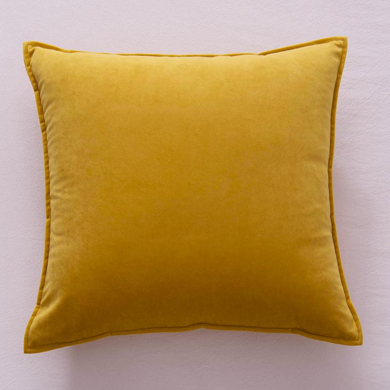 Samt einfarbig nordisch Kissenbezug für Sofa oder Wohnzimmer