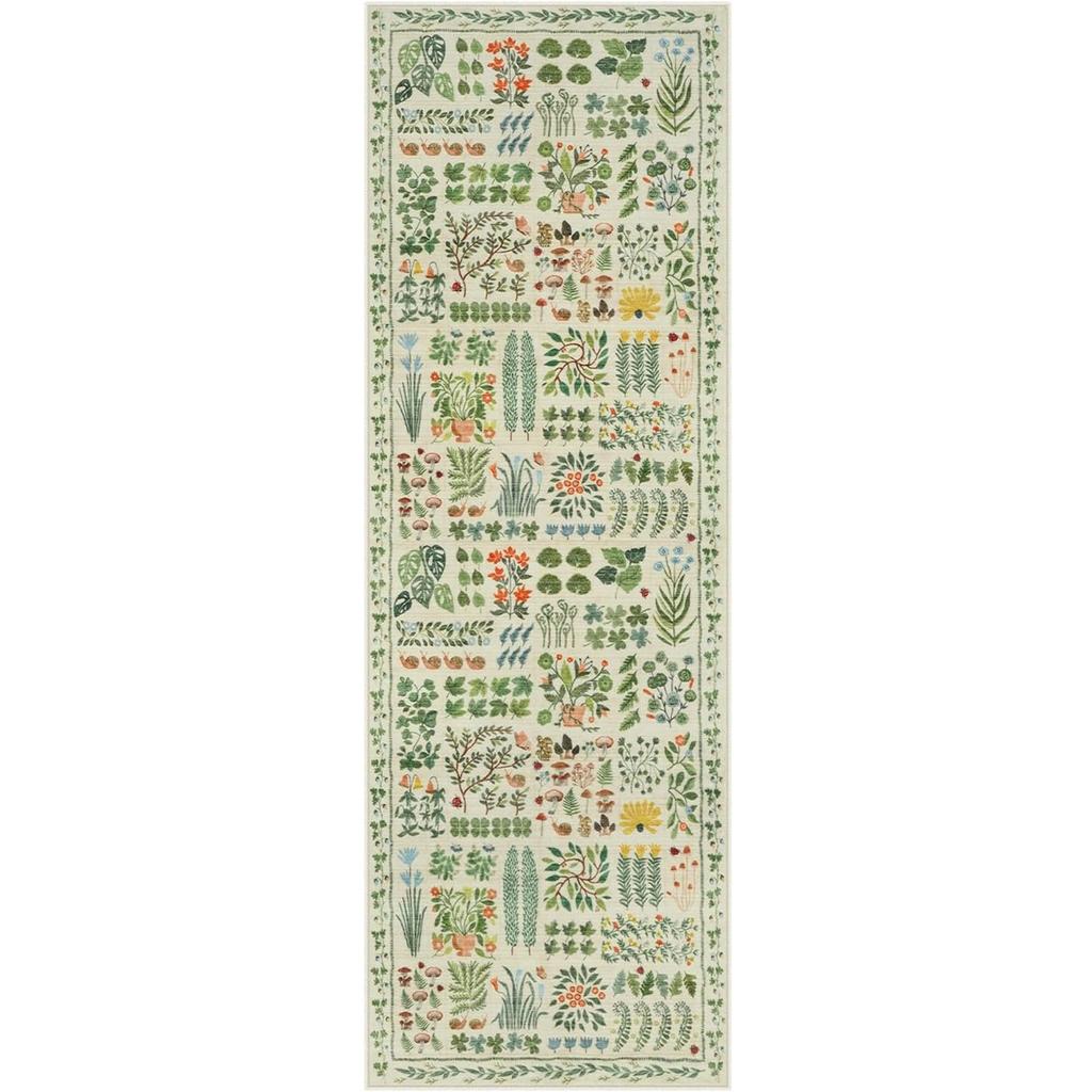Corridor Carpet Long Runner Rug Green Plant Leaf Carpets Soft Machine Washable Floor Mat Hallway Home Decoration Rugs