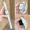 Original Silicone Strap For Apple Watch Band 44mm 45 46 40 41 38 42mm Correa Breathable Iwatch Series 10 9 8 SE 7 6 Ultra 2 49mm