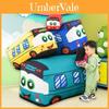 Adorable Plush Bus Toy Pillow Cartoon Design Kids Room Decor Birthday Gift