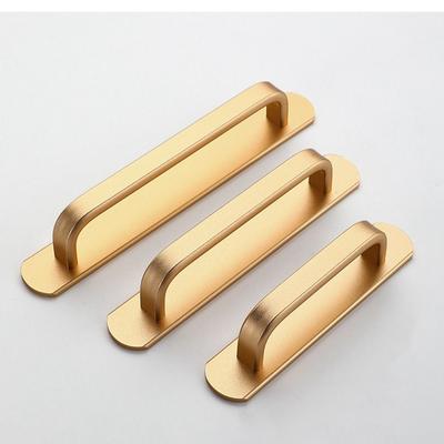 New Aluminium Alloy Door Handle Self-Adhesive Punch-free Door Knob Hardware Multifunctional Door Handlebar Kitchen