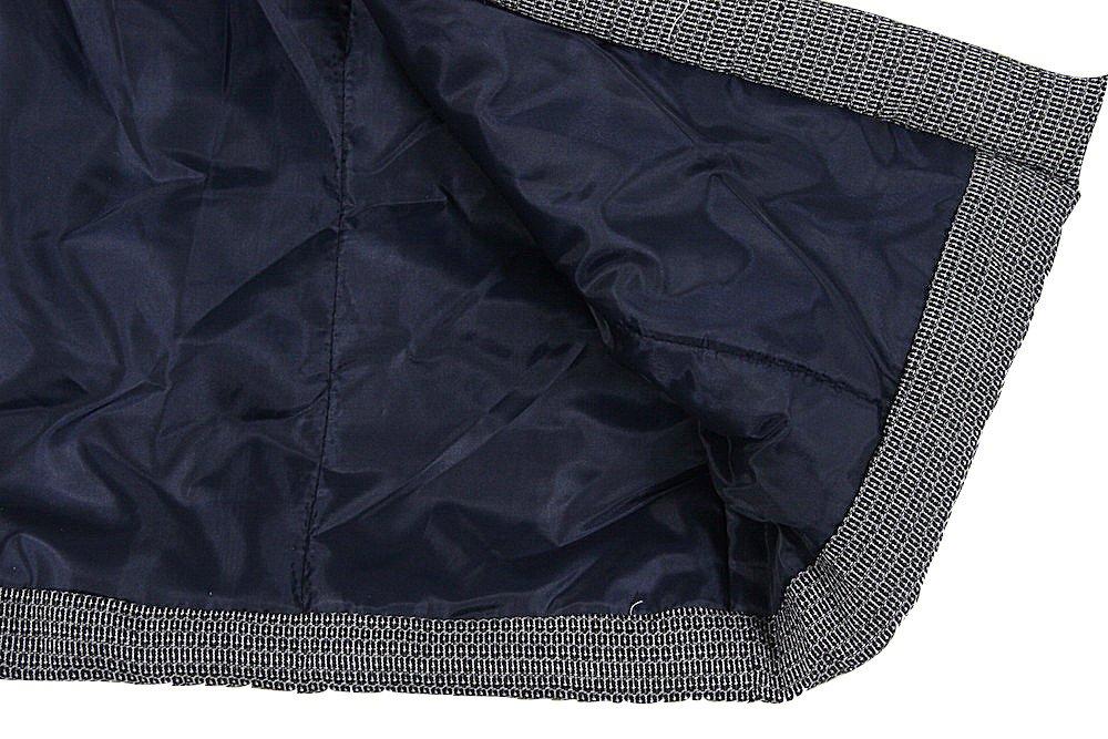 Hanten Free Size LL Size Black x White Dotera Chanchanko Black Free Size [Tosen] Men's