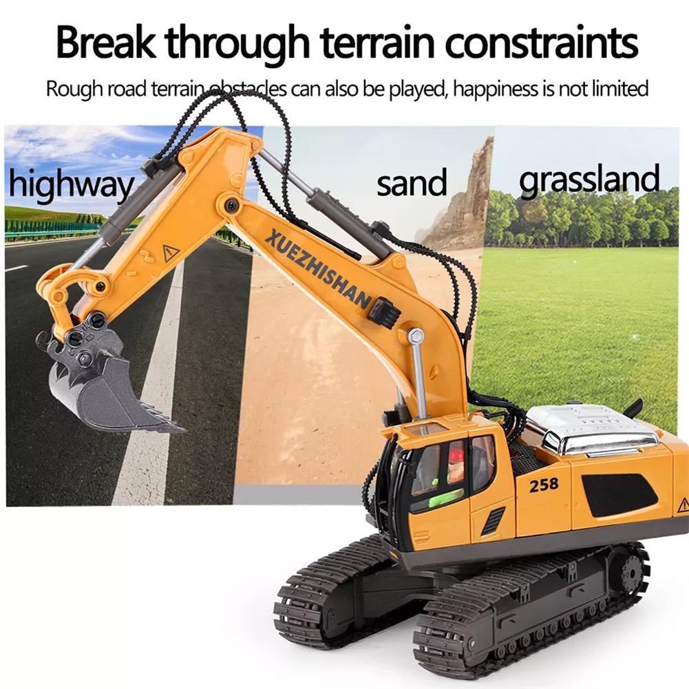 RC Forklift 2.4G 4WD Remote Control Fork Truck Lift Engineering Vehicle Y8G9