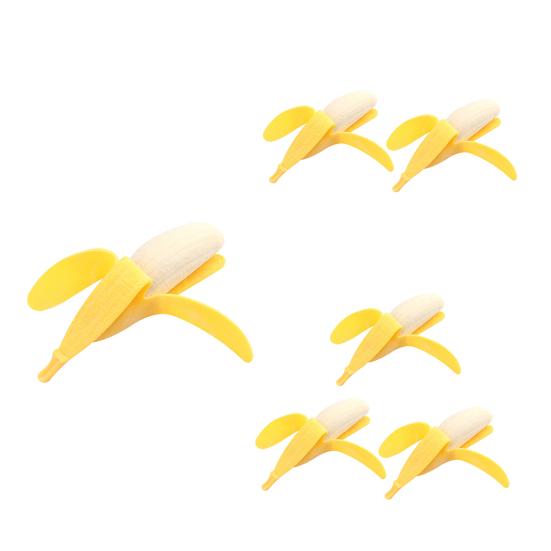 1/2/3Pcs Simulation Peel-off Banana Squeeze Toy Stress Relief Fruit Pinch Sensory Toy Kids Adults Soft TPR Stress Ball Calming Fidget Toy
