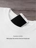 Heavyweight 300g Pure Cotton Long Sleeve White Basic T-shirt, Unisex Solid Color Base Layer