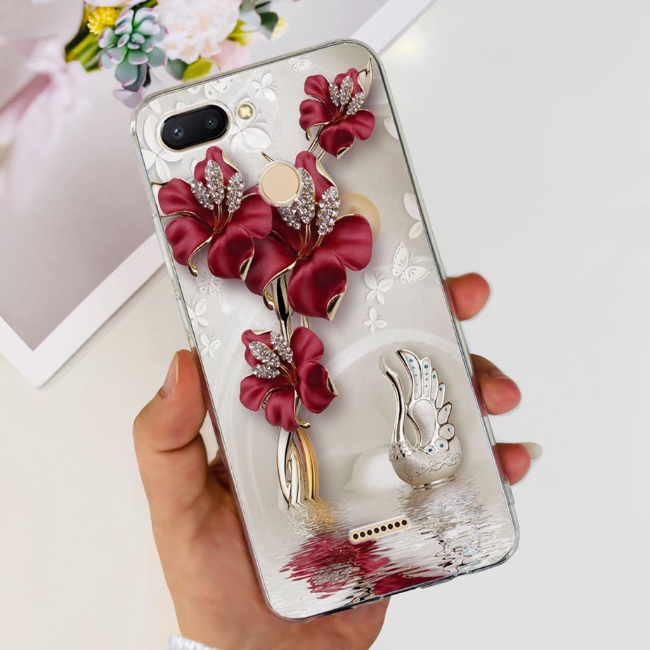 For Xiaomi Redmi 6 6A Case Cute Painted Cover Clear Silicone Phone Case Soft TPU Shell For Redmi 6A Redmi6 Redmi6A Fundas Bumper