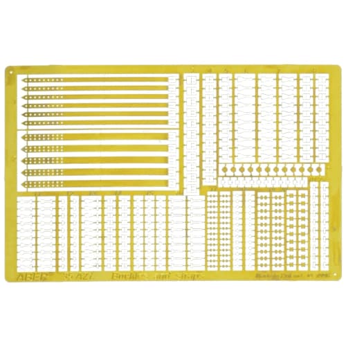 

aber 1/35 scale vehicle buckle and strap set for plastic models, part number 35A021