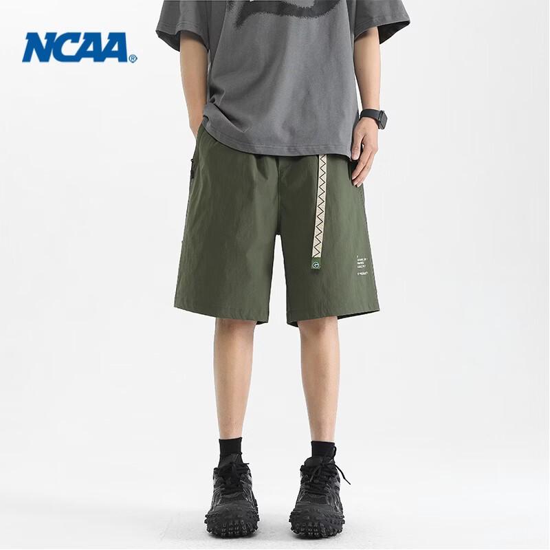 NCAA Men s Relaxed Fit Belted Summer Shorts 3XL