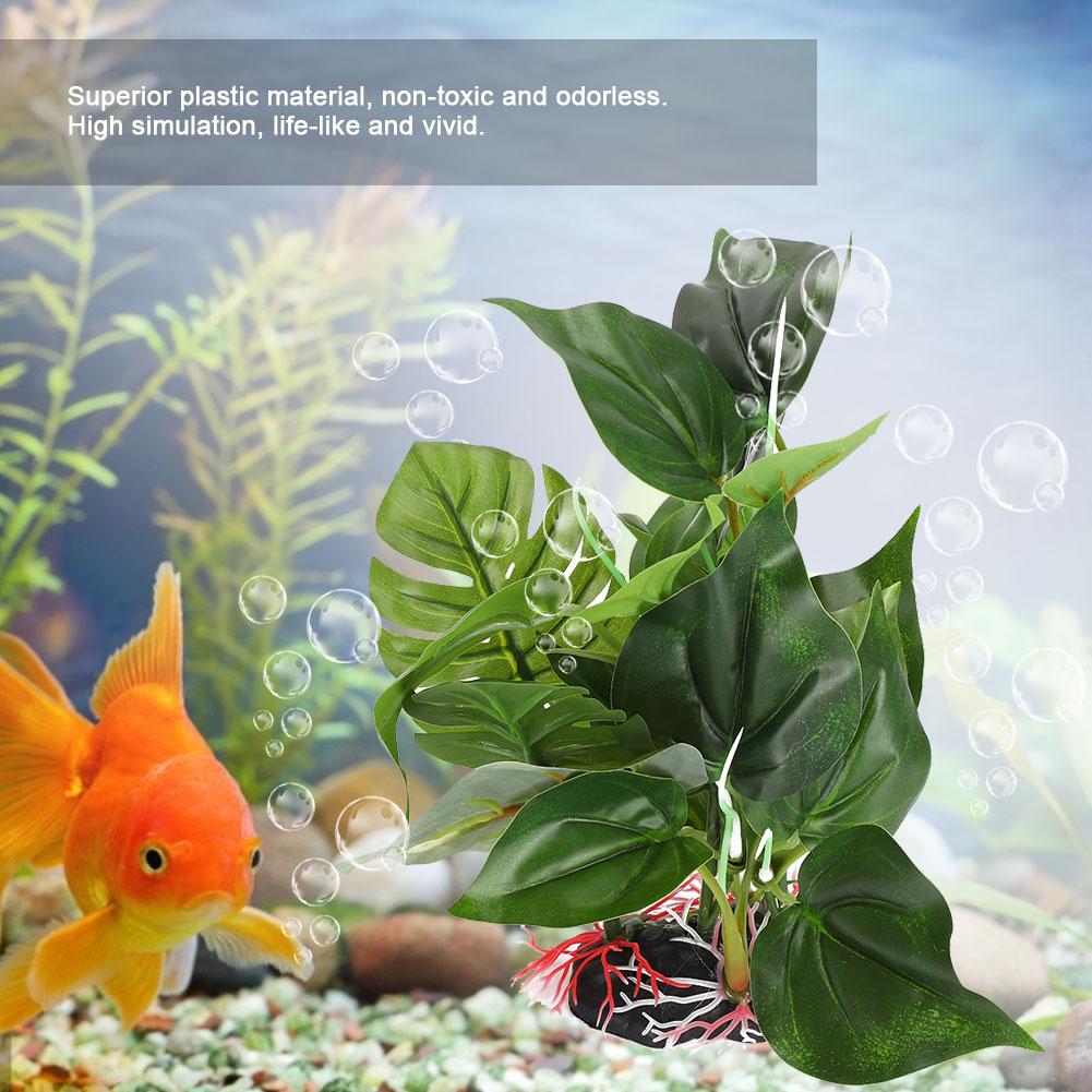 Simulation Green Water Grass Artificial Fake Underwater Aquatic Plants Ornaments for Aquarium Fish