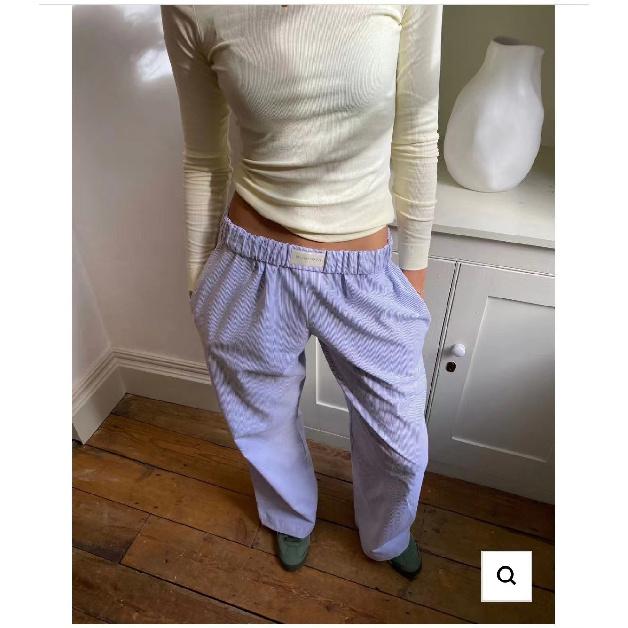 Ladies' Daily New Seasonal Commuting Business Leisure Pants With Pockets Made Of Pure Cotton And Comfortable Fit