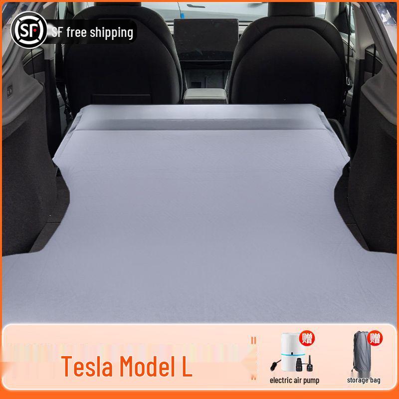 Tesla Model Y Inflatable Car Mattress - Rear Seat Travel Bed for Self-Driving Tours