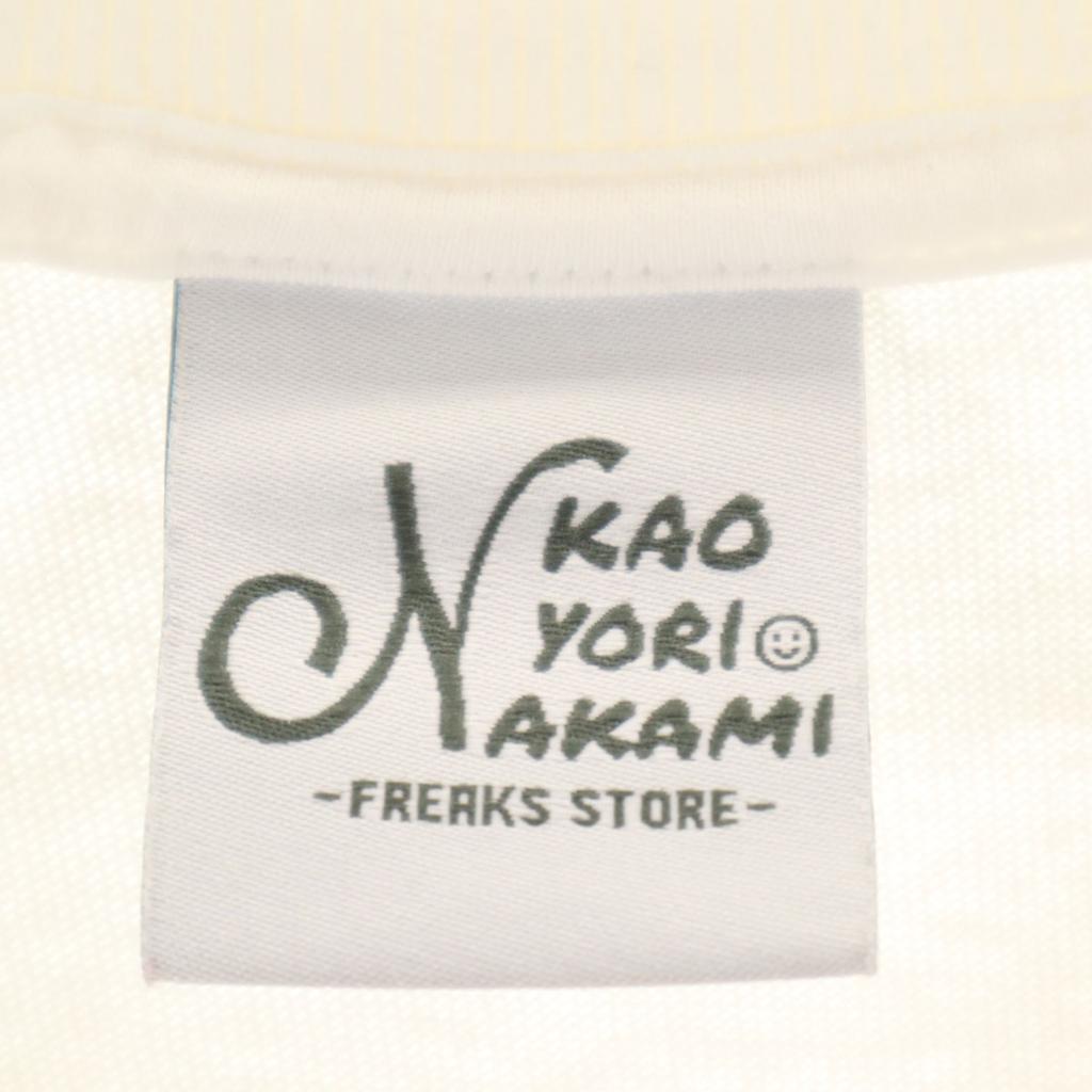 kaoyorinakami FREAK'S STORE Short sleeve T-shirt L White system Men's Used