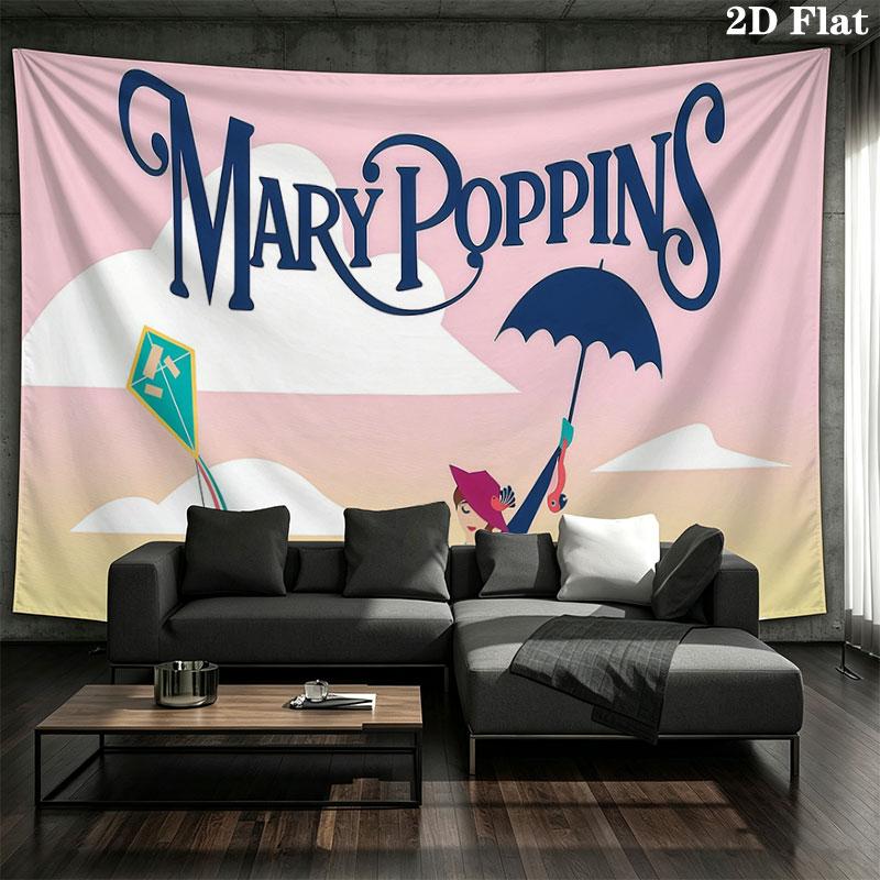 Magic Nanny Wall tapestry, aesthetic printed fabric blanket, suitable for bedroom, living room, and home decor.