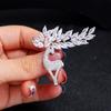 Crystal Micro-set Zircon Brooch Sika Deer Exquisite Super Shiny Jacket Coat Corsage Elk Pin with Accessories Women