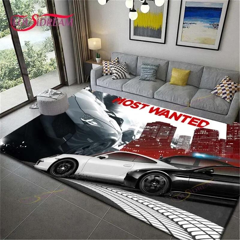 Game NFS Cars Printed Carpets Living Room Anti-Skid Area Rug Kids Bedroom Mats Yoga Mat Large Carpet Decor