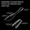 Dual Forms Reusable Coffin Nail Mold 240pcs For Fast Acrylic Nail Extending Manicure Tool Salon Home Kit