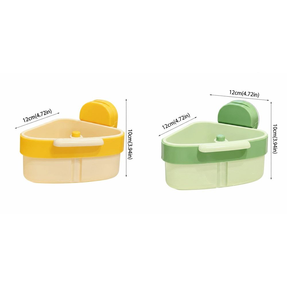 Removable Plastic Triangle Sink Filter One-touch Drainage Kitchen Sink Strainer Vegetables Washing