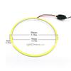 Universal LED COB Halo Angel Eye Headlight & Fog Light for Motorcycles and Cars - Daytime Running Light