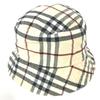 BURBERRY 8075650 check hat hat bucket hat bob hat hat cotton Beige