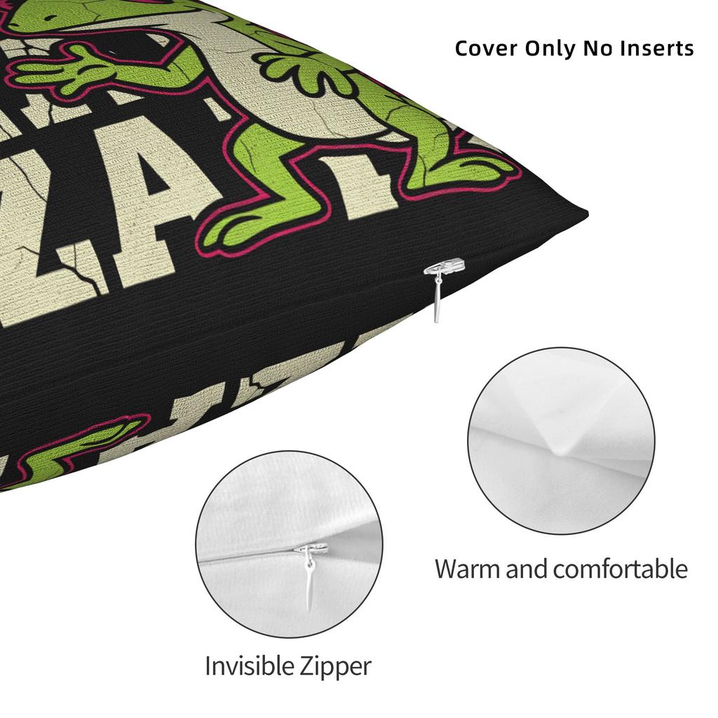 Lizard Meme Pillow Case Funny Pillow Cover Comfy Pillowcases For Couch Sofa Bedroom